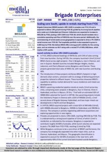 Brigade Enterprises Motilal Oswal