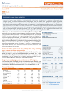 DCB Bank ICICI Securities