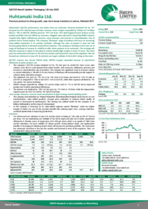 Huhtamaki India Ltd - Q2CY25 Result Update - SMIFS Institutional Research