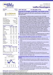 Lodha Developers Motilal Oswal
