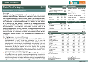 Mold-Tek Packaging IDBI Capital