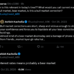 Screenshot 2026-10-20 at 20-18-20 Ashish Kacholia on X @Ars3286 Rising interest rates means probably a bear market _ X