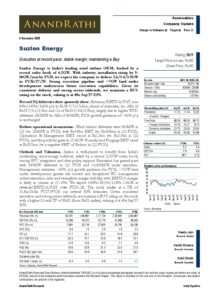 Suzlon share Anand Rathi