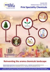 privi speciality chemicals Motilal Oswal