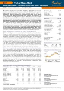 vishal mega mart Emkay